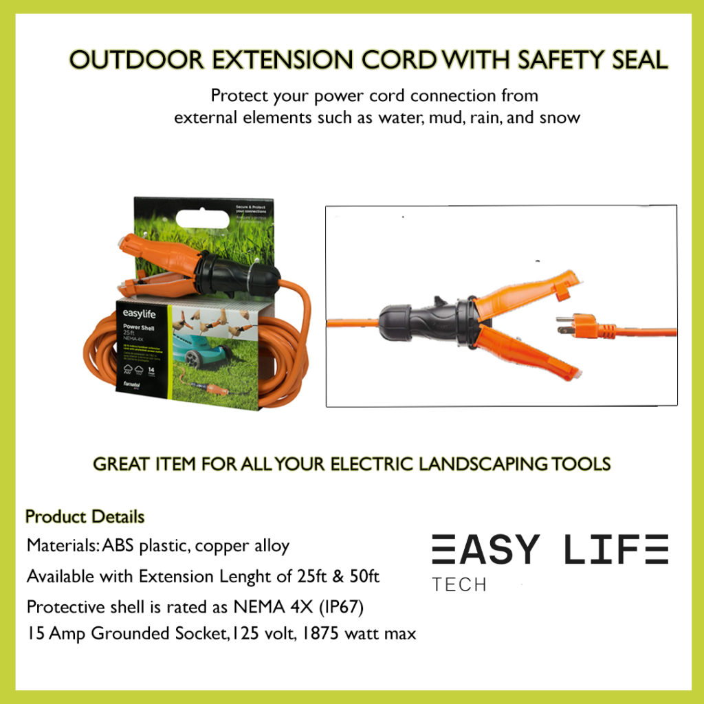 Outdoor Extension Cord with Safety Seal