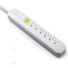 Easylife Tech 6-Outlet Power Strip with 1200 Joules Surge Protection – White ETL Listed Extension Cord for Home and Office Safety