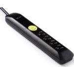 Easylife Tech 4 AC Outlet Power Strip Black 1200 Joules Surge Protection