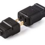 15 Amp 125V Non-Grounding Connector Straight Blade-Black