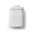 15 Amp 125V Non-Grounding Connector Straight Blade-White