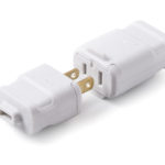 15 Amp 125V Non-Grounding Connector Straight Blade-White