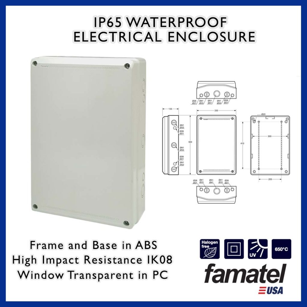 IP65 Waterproof Electrical Enclosure