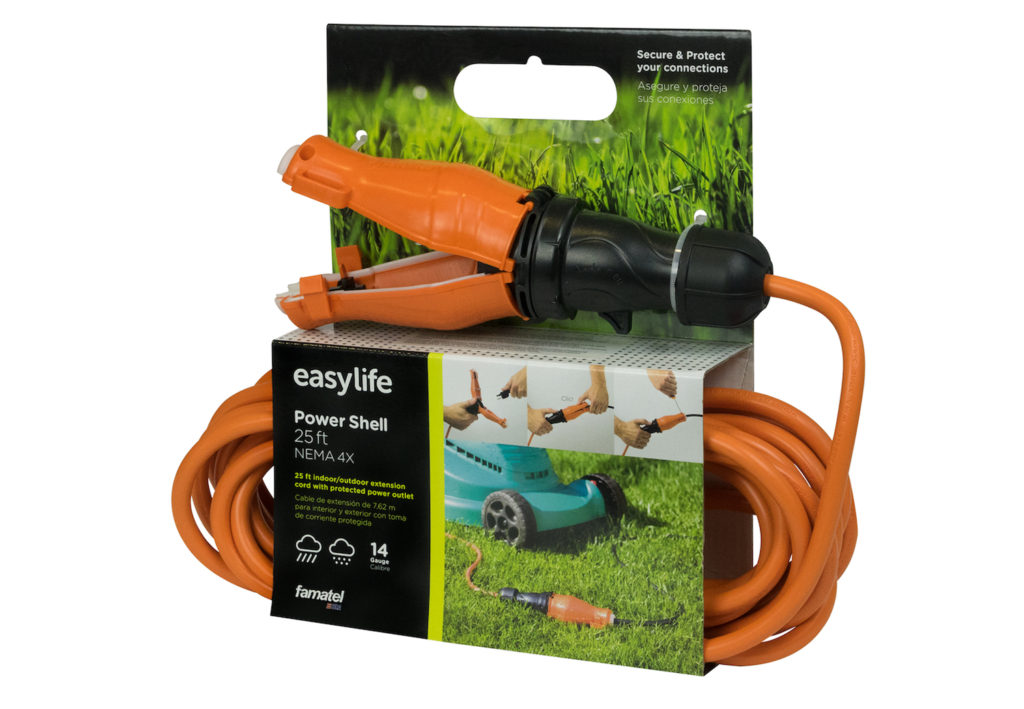 Affordable 25 ft heavy duty outdoor extension cord with safety seal