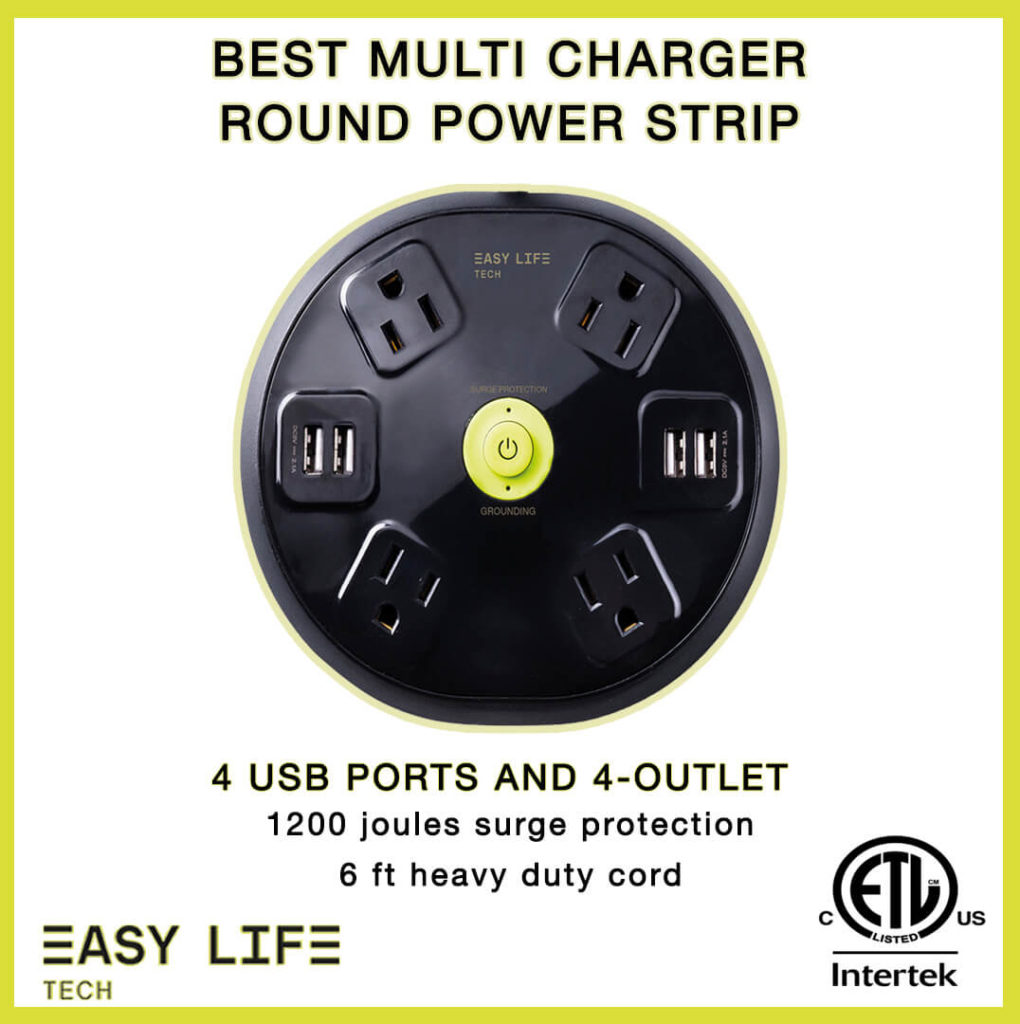 Best multi charger round power strip