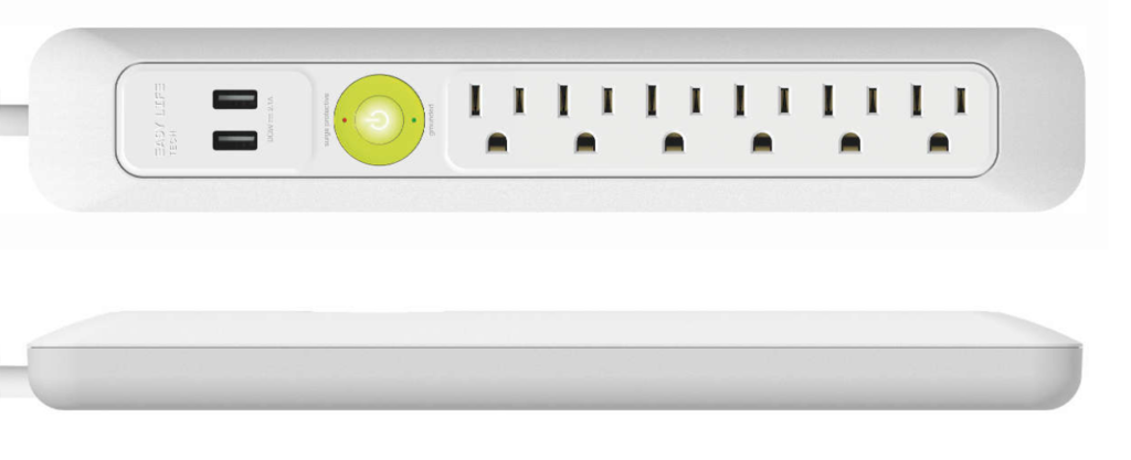 Power strips with surge protection, 1200 joules