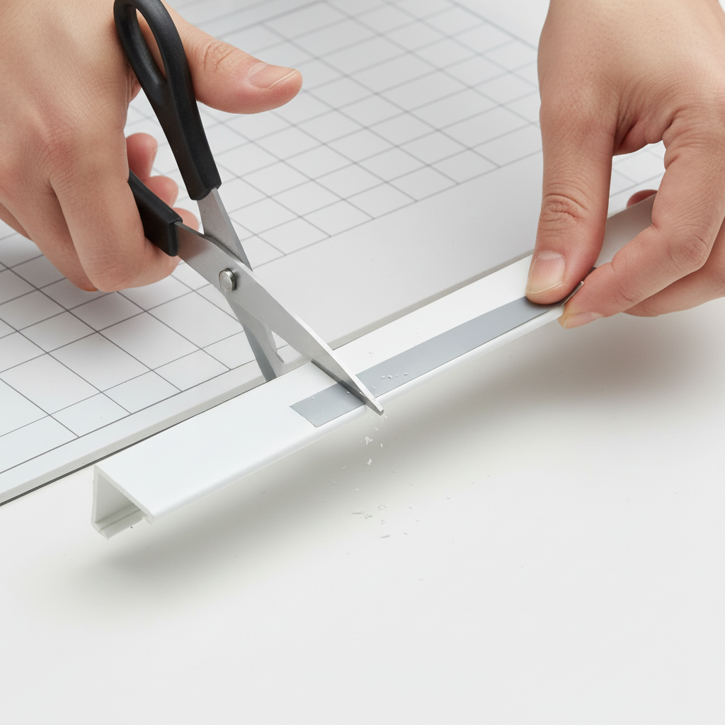 Before and after desk setup showing EasyLife Tech cable management — tidy workspace transformation with hidden cables.