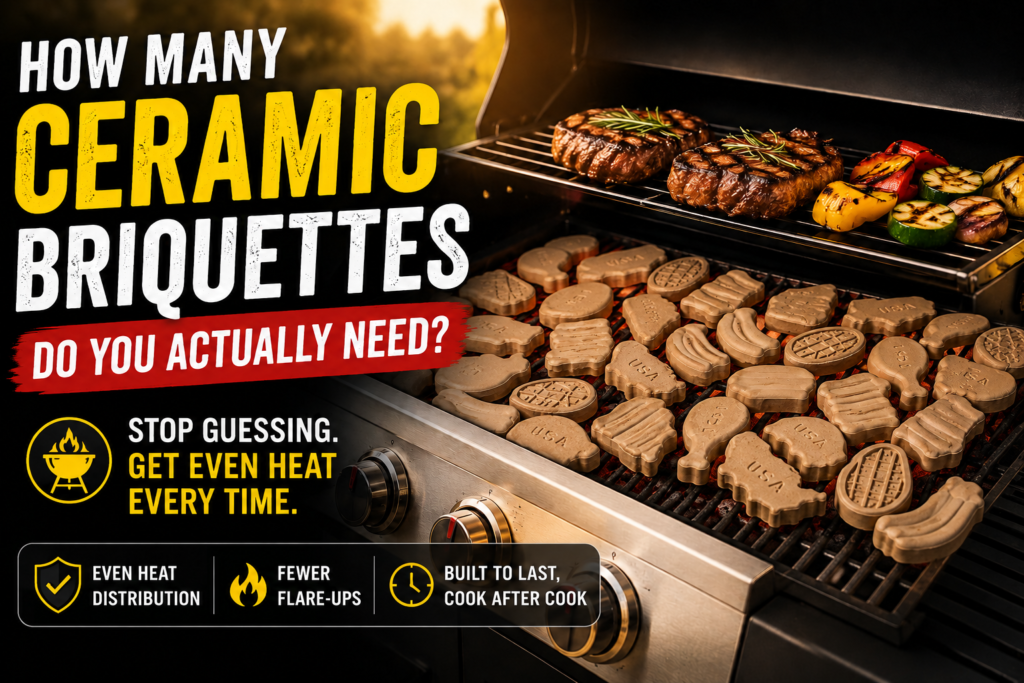 How Many Ceramic Briquettes Do You Actually Need for Your Gas Grill?
