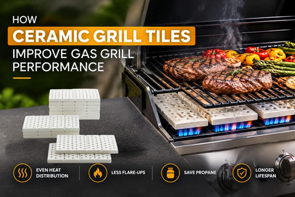 How Do Ceramic Grill Tiles Work to Improve Gas Grill Performance