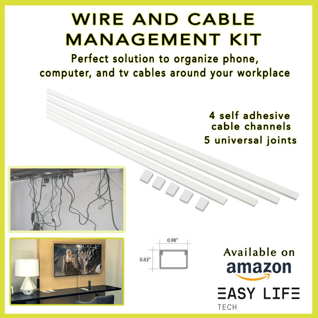 Eliminate cable clutter our cable management kit is the solution