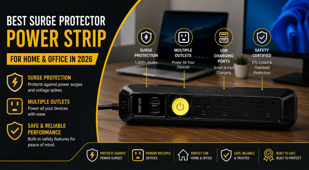 What Is the Best Surge Protector Power Strip for Home & Office in 2026?